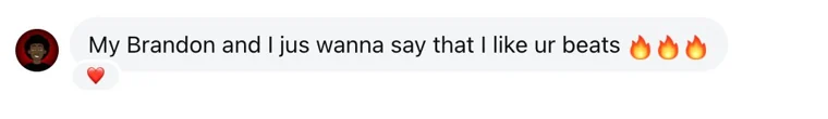 Instagram DM: I like your beats